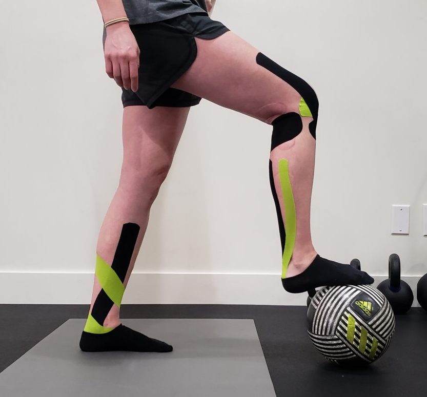 Kinesiology Tape Knee and Ankle