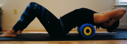 Thoracic mobilization on foam roll