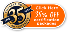 Get 35% off certification packages
