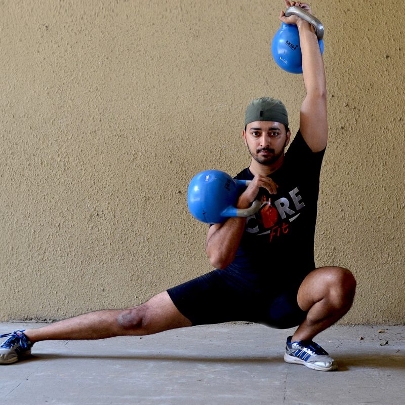 #5 Cossack Squat To Kettlebell Press