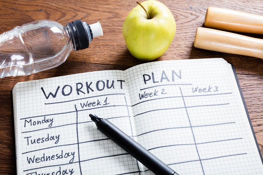 Total Body Training for New Clients 2 Workout Plan In Notebook
