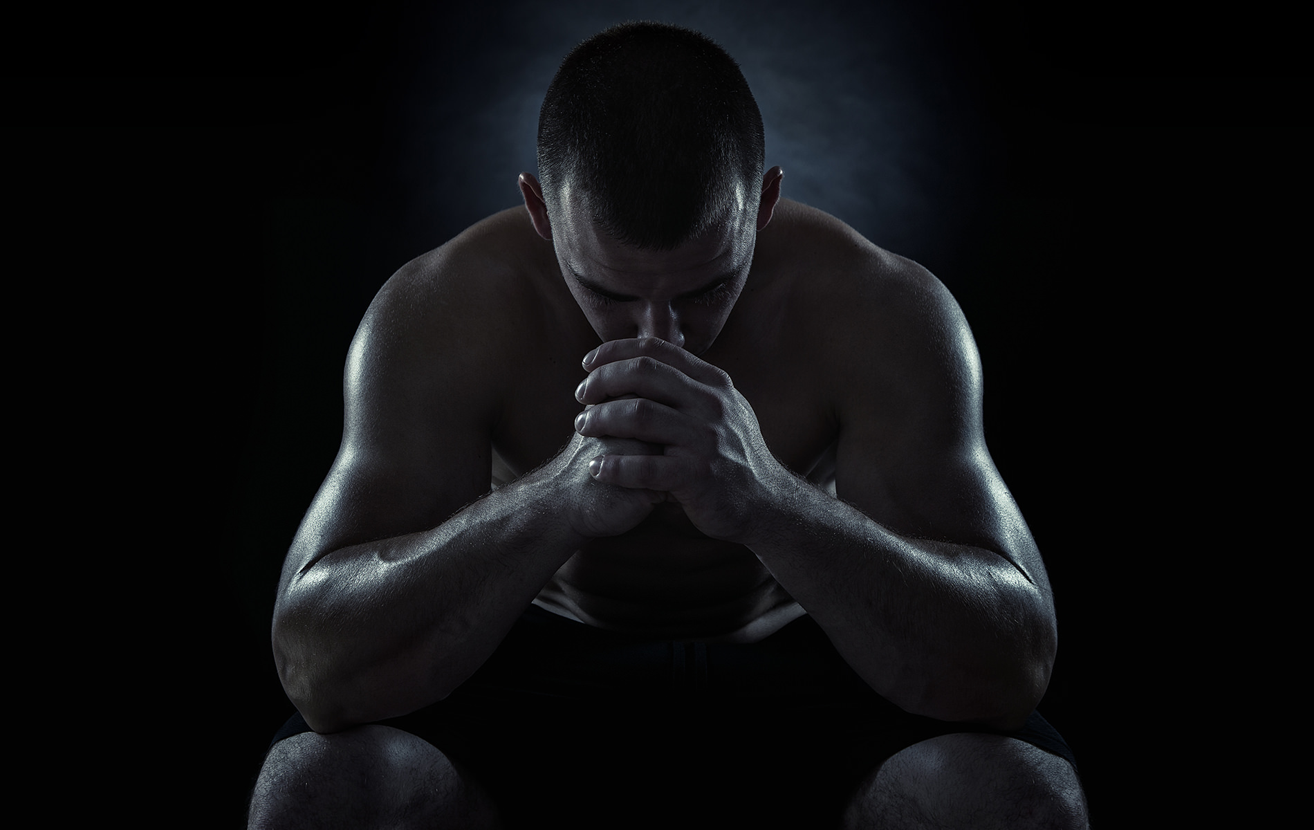 Tired athlete