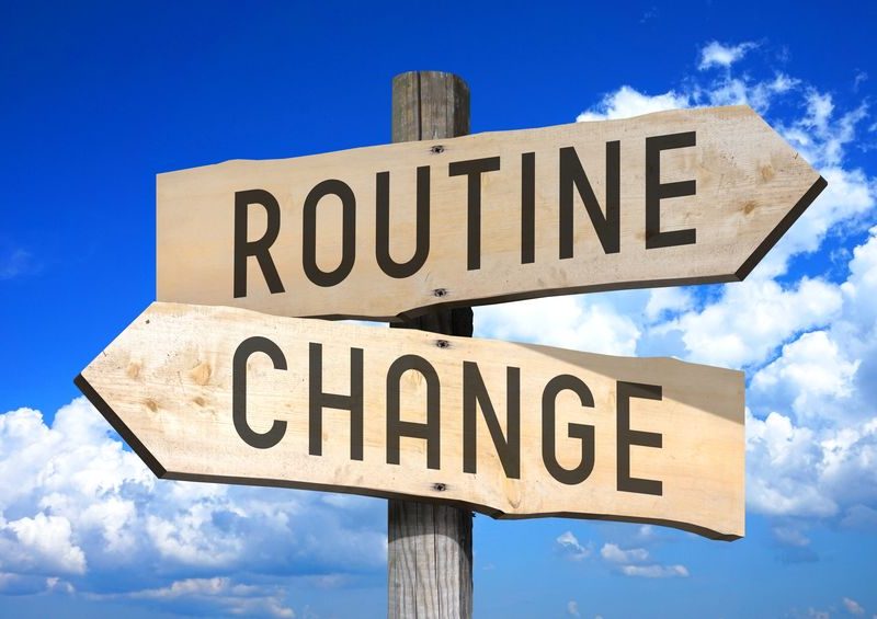 routine change sign