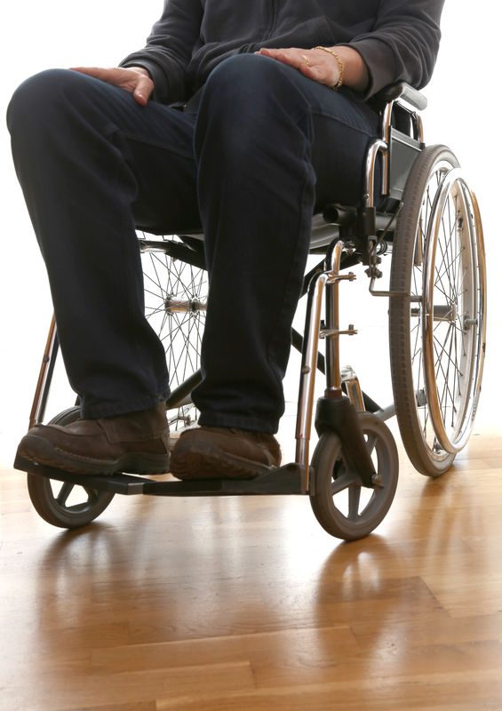 Disabled Guy In A Wheelchair