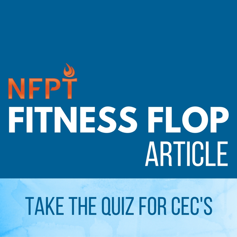 FREE CECs--Fitness Flops 1 Fitness Flop
