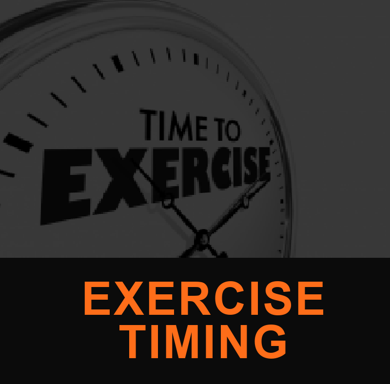 Exercise Timing is Almost Everything 2 Featured ImagE EXERCISE TIMING