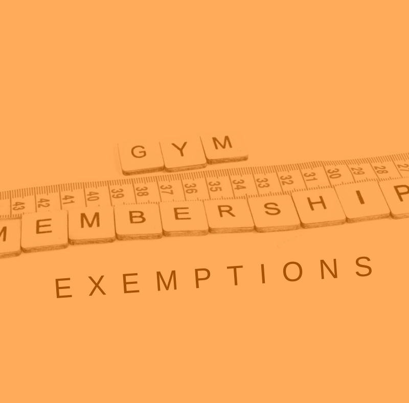 Featured Image Gym Membership Exemptions
