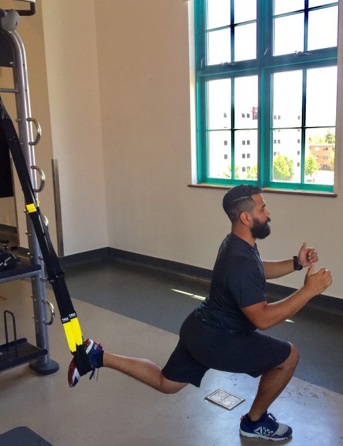 Advanced Suspension Strap Lunges - From Regression to Progression 2 lunge
