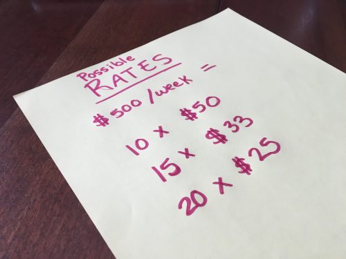Personal Training Pricing - How to Set Your Rates 2 rates