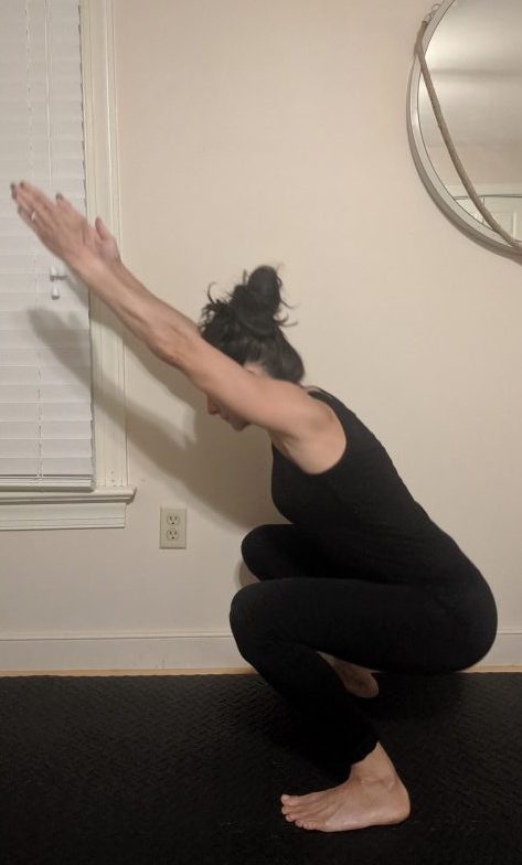 Function is as Important as Being Fit 2 Balanced Squat Side View