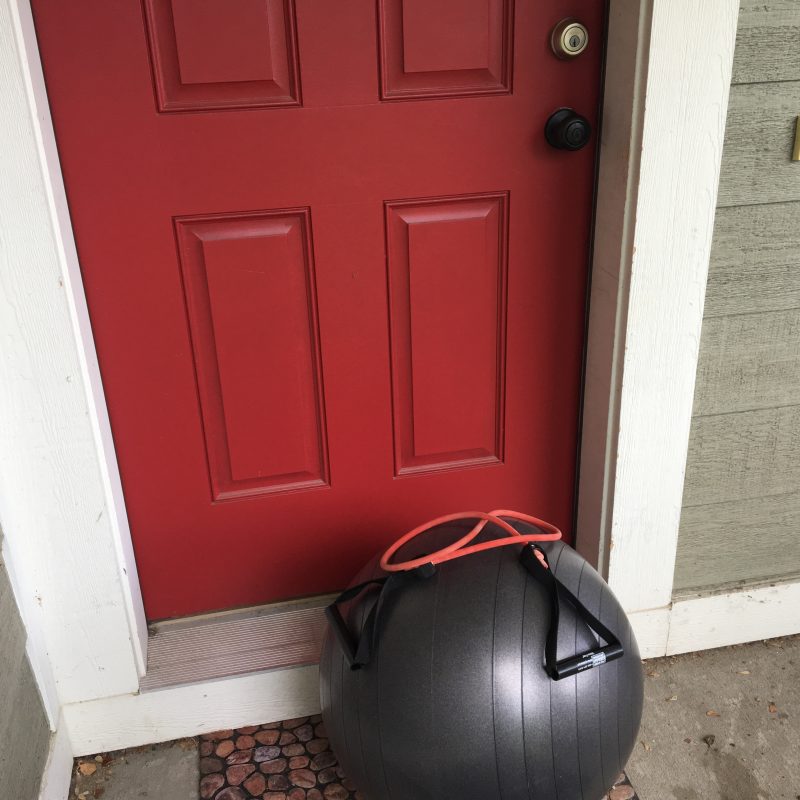 10 Rules for a Successful Home Fitness Trainer's Marketing 2 exercise ball and band