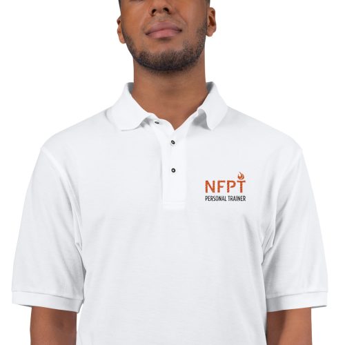 NFPT Polo Orange Black For Light Shirts Mens White