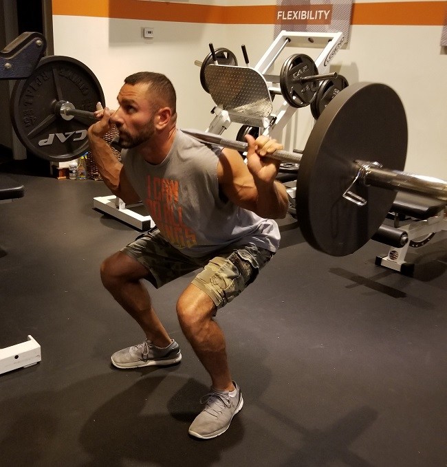 barbell back squat