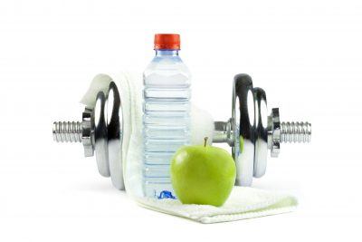 Eat (and Drink) to Win! 1 Water, weights and apple