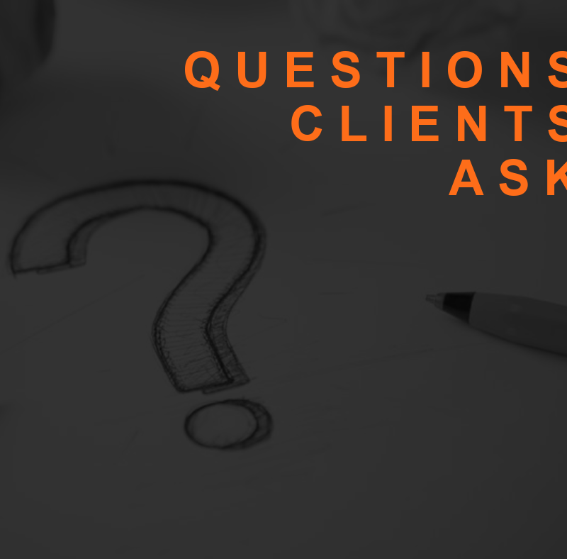 Five Common Questions Fitness Clients Ask 2 QUESTIONS
