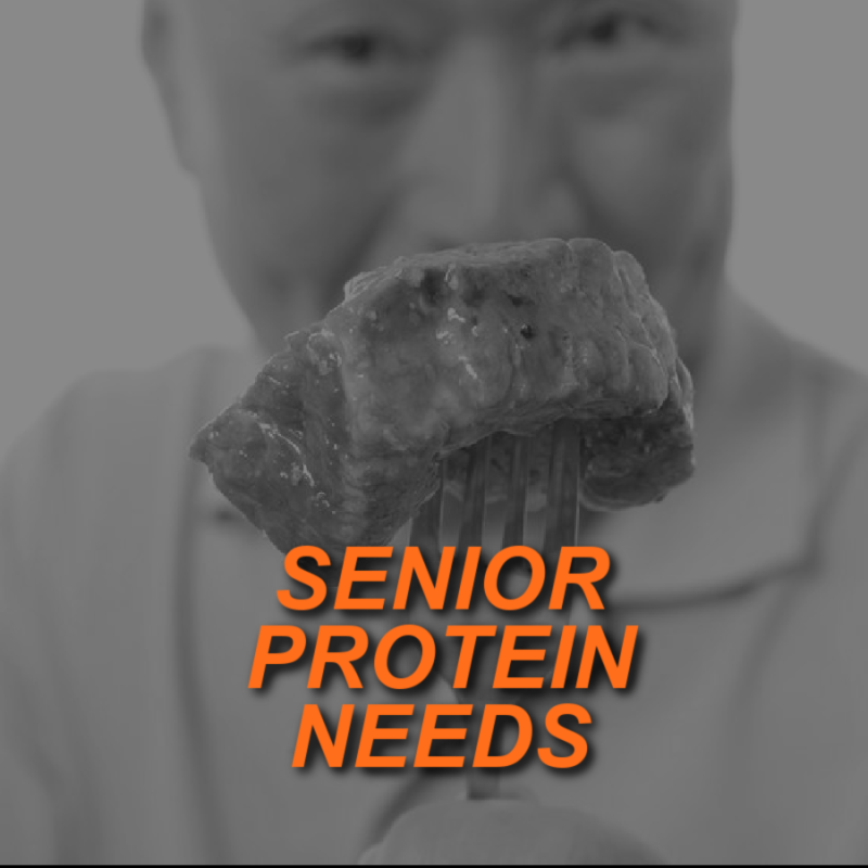 Boosting Recommended Protein for Older Clients 2 SENIOR PROTEIN NEEDS