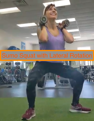 Rotational Sumo Squat