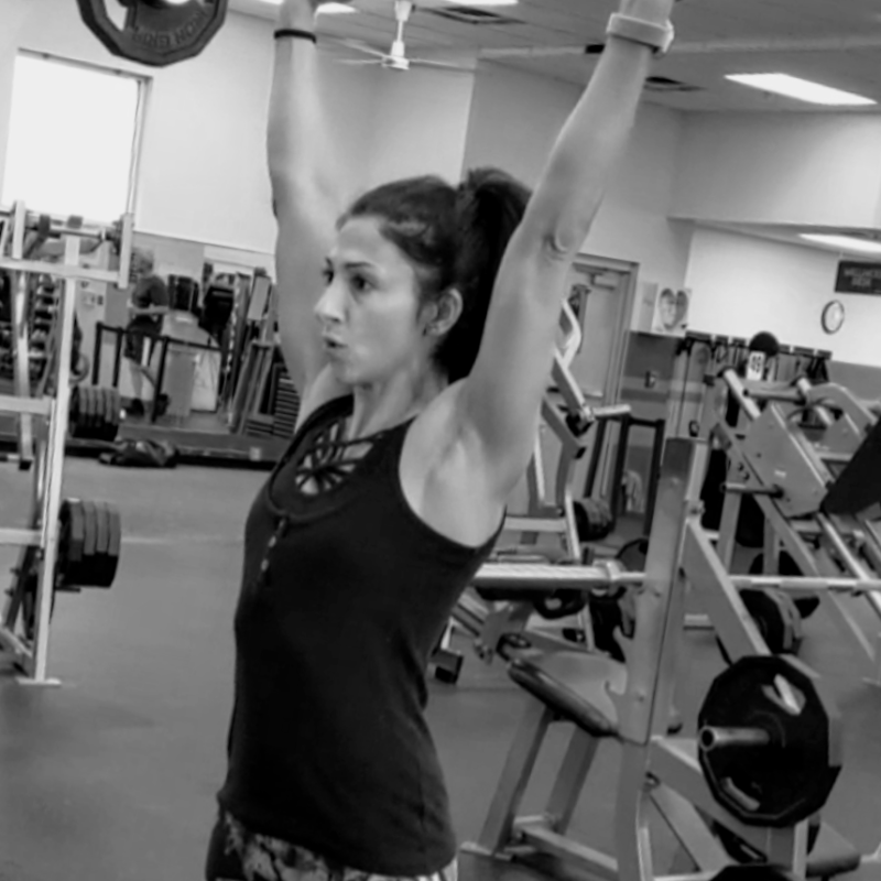 How to Perform an Overhead Barbell Press 2 barbell overhead press