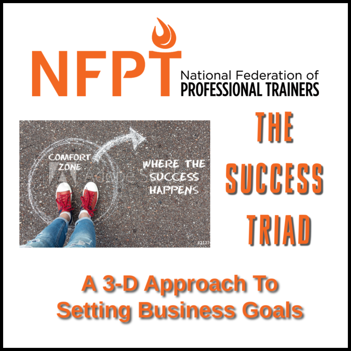 The Success Triad: A 3D Approach to Setting Fit Pro Business Goals