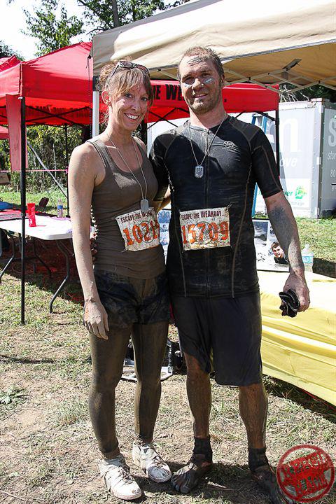 Billie And Angie Mud Run