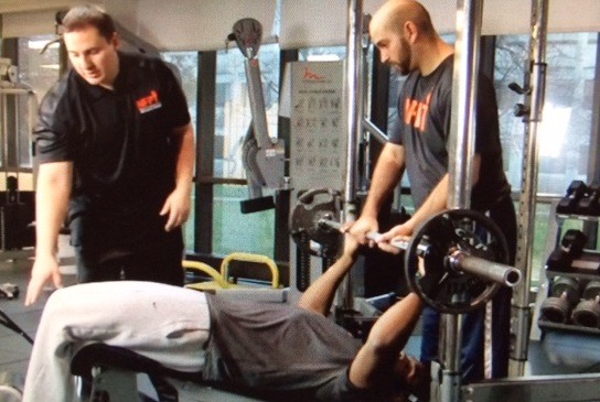 NFPT, A Family Business and Opportunities to Volunteer 2 Charles DeFrancesco instructing proper decline bench press