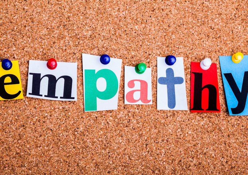 Fostering Empathy to Elevate the Fitness Client’s Experience 2 The Word Empathy In Cut Out Magazine Letters Pinned To A Cork No