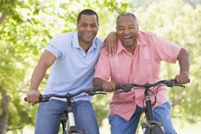 Giving Back Through Fitness 2 happy on bikes