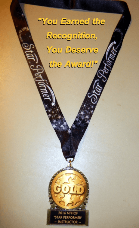 Star Performers Award 2016: Presented by the National Fitness Hall of Fame 1 NFHOF Star Performer