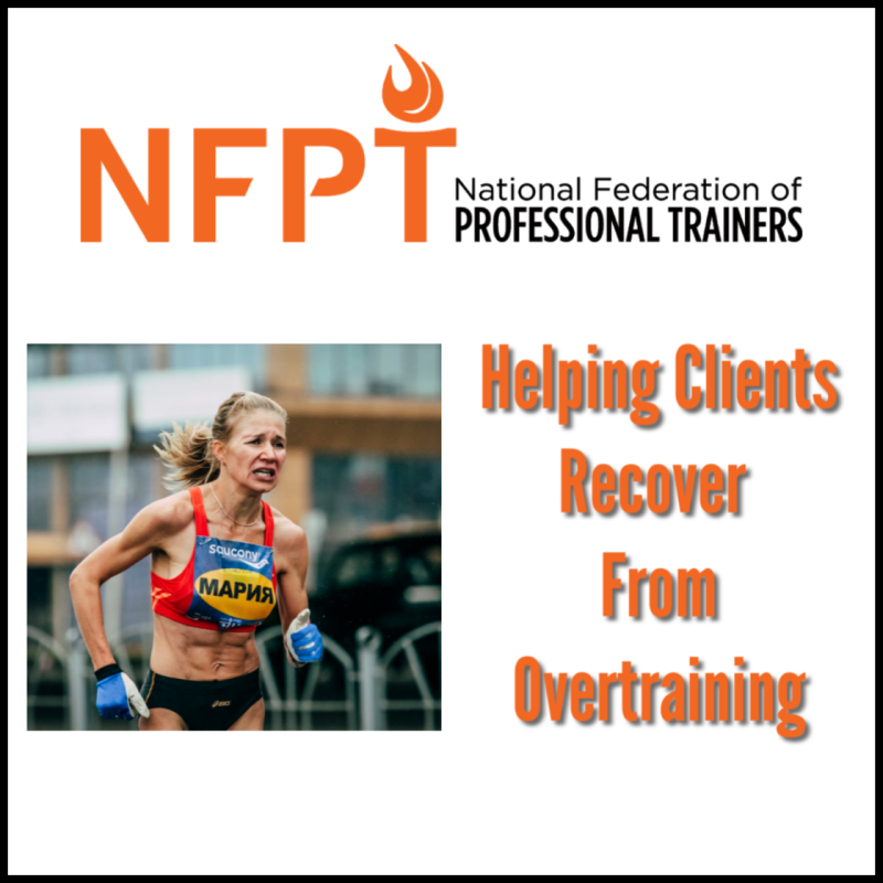 Helping Athletes Recover From Overtraining Syndrome 2 Overtraining