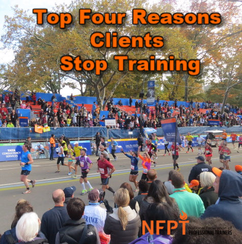 Top Four Reasons Clients Stop Training 2 Stop Training